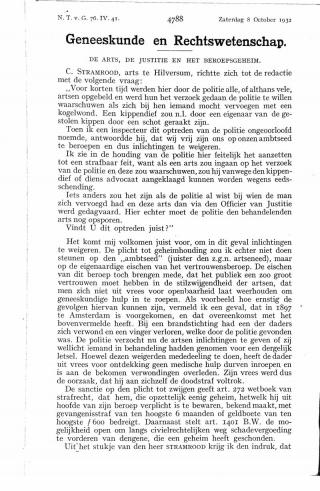 Eerste pagina van het artikel zoals het is gepubliceerd in het tijdschrift