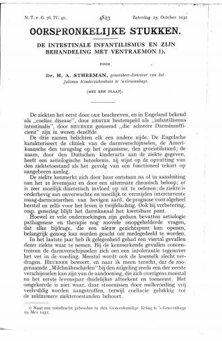 Eerste pagina van het artikel zoals het is gepubliceerd in het tijdschrift