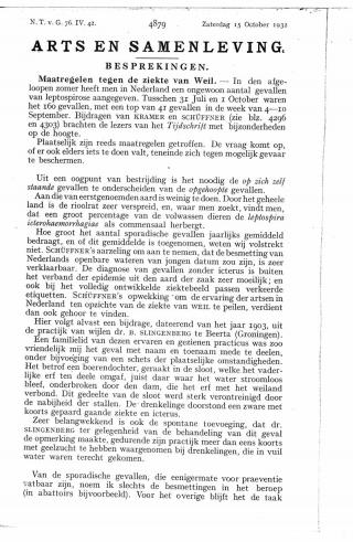 Eerste pagina van het artikel zoals het is gepubliceerd in het tijdschrift