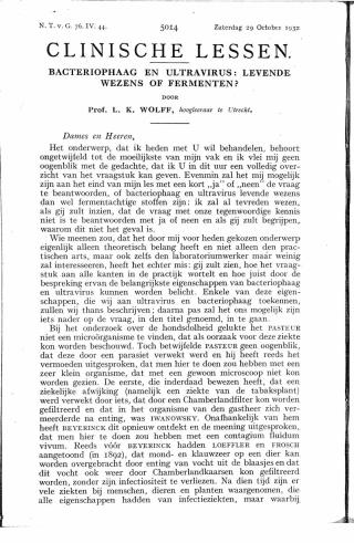 Eerste pagina van het artikel zoals het is gepubliceerd in het tijdschrift