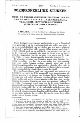 Eerste pagina van het artikel zoals het is gepubliceerd in het tijdschrift