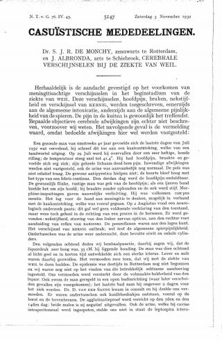 Eerste pagina van het artikel zoals het is gepubliceerd in het tijdschrift