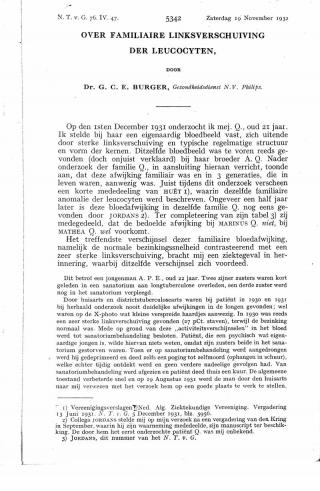 Eerste pagina van het artikel zoals het is gepubliceerd in het tijdschrift