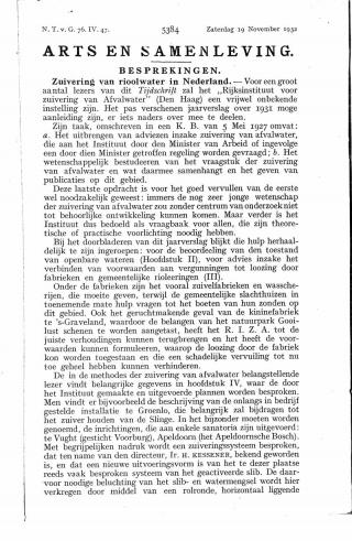 Eerste pagina van het artikel zoals het is gepubliceerd in het tijdschrift