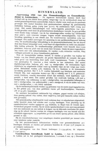 Eerste pagina van het artikel zoals het is gepubliceerd in het tijdschrift