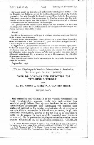 Eerste pagina van het artikel zoals het is gepubliceerd in het tijdschrift