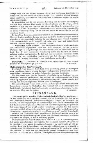 Eerste pagina van het artikel zoals het is gepubliceerd in het tijdschrift