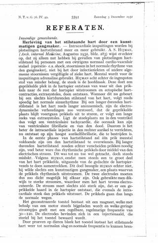 Eerste pagina van het artikel zoals het is gepubliceerd in het tijdschrift