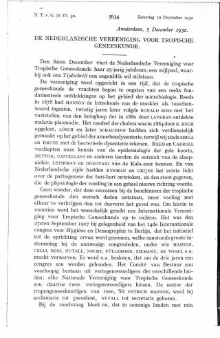 Eerste pagina van het artikel zoals het is gepubliceerd in het tijdschrift