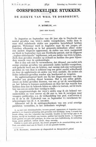 Eerste pagina van het artikel zoals het is gepubliceerd in het tijdschrift