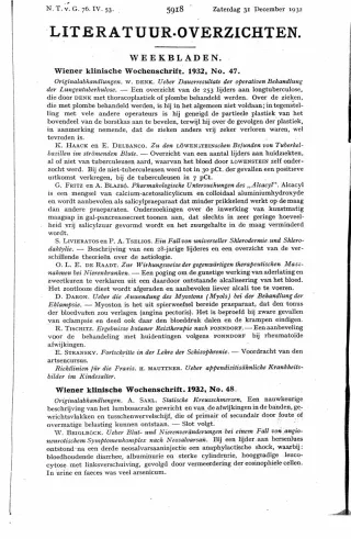 Eerste pagina van het artikel zoals het is gepubliceerd in het tijdschrift