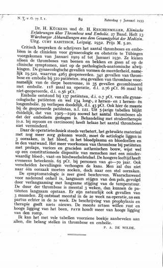 Eerste pagina van het artikel zoals het is gepubliceerd in het tijdschrift