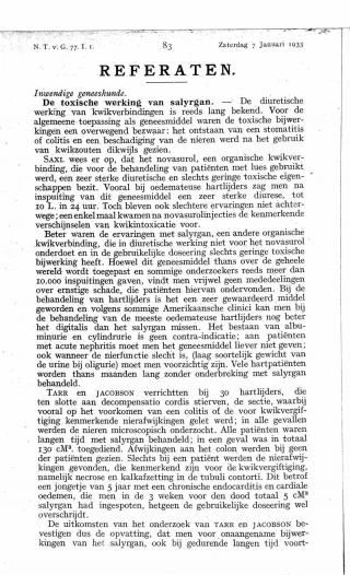 Eerste pagina van het artikel zoals het is gepubliceerd in het tijdschrift