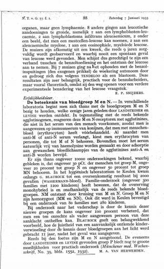 Eerste pagina van het artikel zoals het is gepubliceerd in het tijdschrift