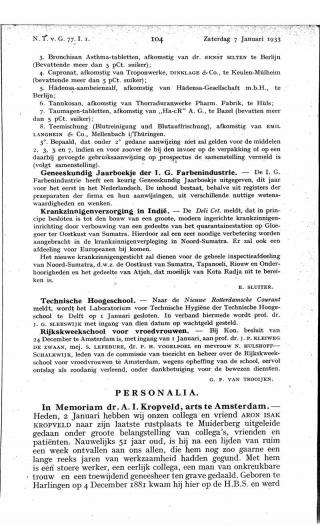 Eerste pagina van het artikel zoals het is gepubliceerd in het tijdschrift