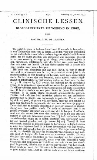 Eerste pagina van het artikel zoals het is gepubliceerd in het tijdschrift