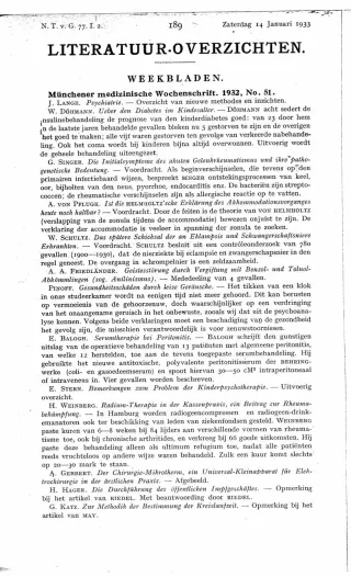 Eerste pagina van het artikel zoals het is gepubliceerd in het tijdschrift