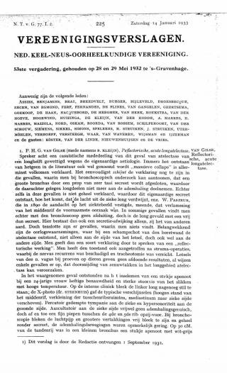 Eerste pagina van het artikel zoals het is gepubliceerd in het tijdschrift