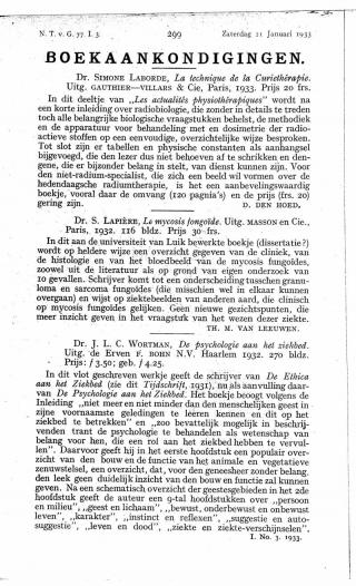 Eerste pagina van het artikel zoals het is gepubliceerd in het tijdschrift