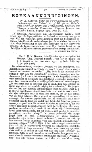 Eerste pagina van het artikel zoals het is gepubliceerd in het tijdschrift