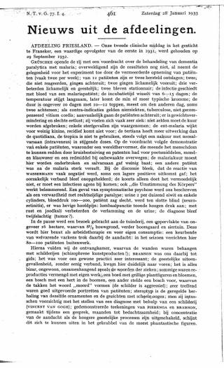 Eerste pagina van het artikel zoals het is gepubliceerd in het tijdschrift