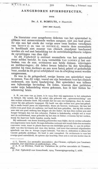 Eerste pagina van het artikel zoals het is gepubliceerd in het tijdschrift