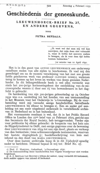Eerste pagina van het artikel zoals het is gepubliceerd in het tijdschrift