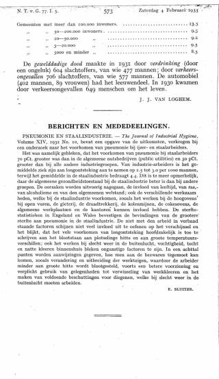 Eerste pagina van het artikel zoals het is gepubliceerd in het tijdschrift