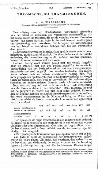 Eerste pagina van het artikel zoals het is gepubliceerd in het tijdschrift