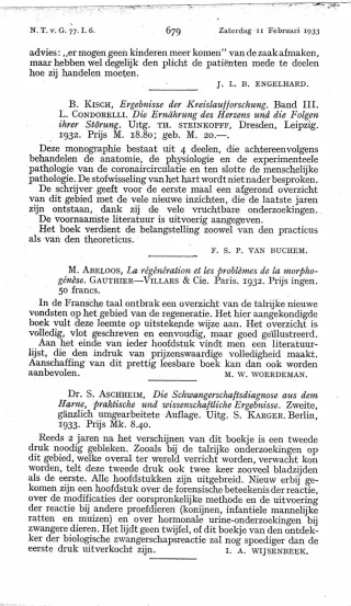 Eerste pagina van het artikel zoals het is gepubliceerd in het tijdschrift