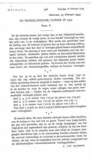 Eerste pagina van het artikel zoals het is gepubliceerd in het tijdschrift