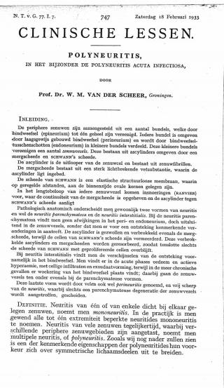 Eerste pagina van het artikel zoals het is gepubliceerd in het tijdschrift