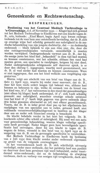 Eerste pagina van het artikel zoals het is gepubliceerd in het tijdschrift