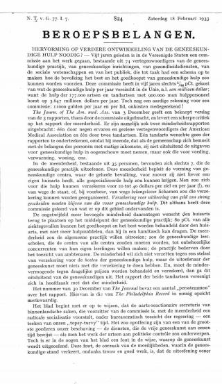 Eerste pagina van het artikel zoals het is gepubliceerd in het tijdschrift