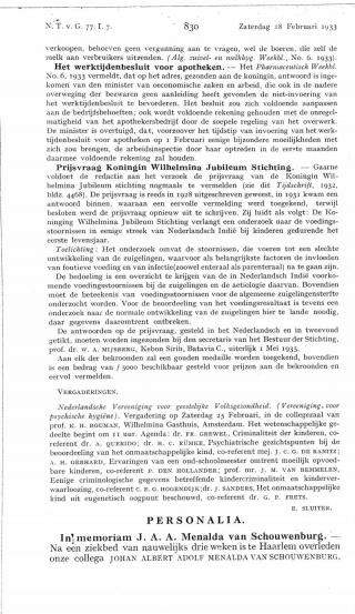 Eerste pagina van het artikel zoals het is gepubliceerd in het tijdschrift