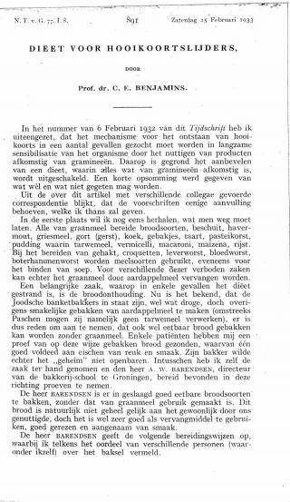 Eerste pagina van het artikel zoals het is gepubliceerd in het tijdschrift