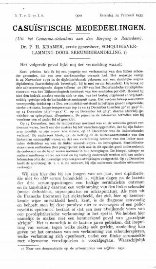 Eerste pagina van het artikel zoals het is gepubliceerd in het tijdschrift