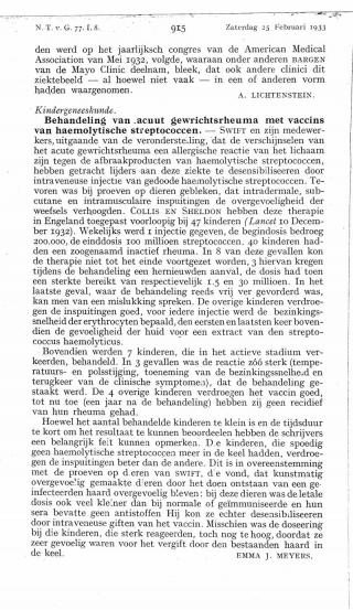 Eerste pagina van het artikel zoals het is gepubliceerd in het tijdschrift