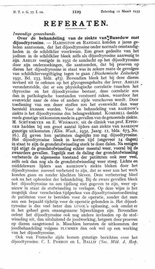 Eerste pagina van het artikel zoals het is gepubliceerd in het tijdschrift