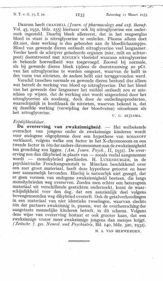 Eerste pagina van het artikel zoals het is gepubliceerd in het tijdschrift