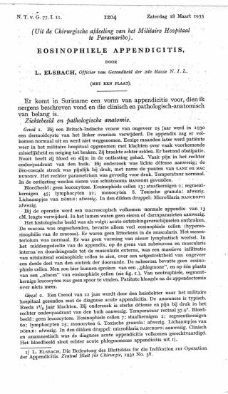 Eerste pagina van het artikel zoals het is gepubliceerd in het tijdschrift