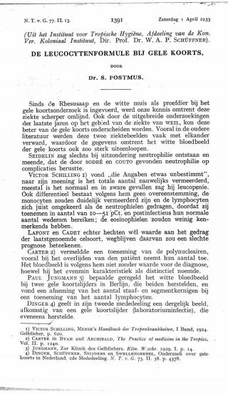 Eerste pagina van het artikel zoals het is gepubliceerd in het tijdschrift