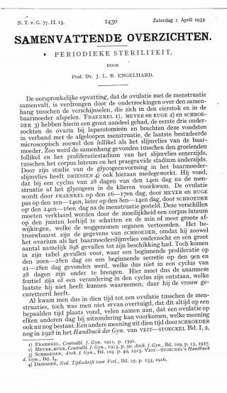 Eerste pagina van het artikel zoals het is gepubliceerd in het tijdschrift