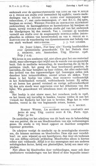 Eerste pagina van het artikel zoals het is gepubliceerd in het tijdschrift