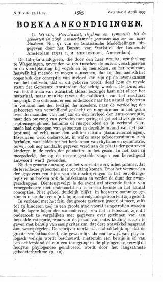 Eerste pagina van het artikel zoals het is gepubliceerd in het tijdschrift