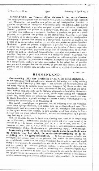 Eerste pagina van het artikel zoals het is gepubliceerd in het tijdschrift