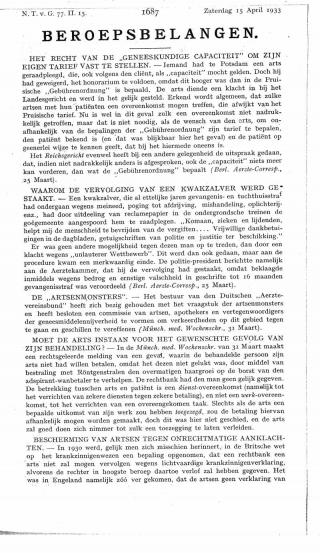 Eerste pagina van het artikel zoals het is gepubliceerd in het tijdschrift