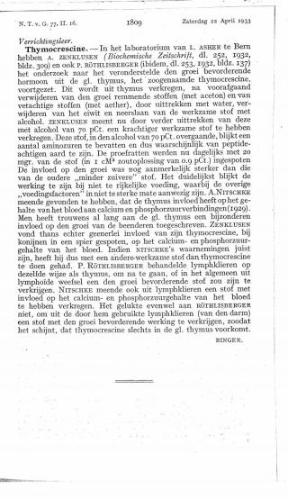 Eerste pagina van het artikel zoals het is gepubliceerd in het tijdschrift