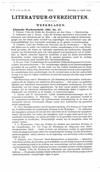 Eerste pagina van het artikel zoals het is gepubliceerd in het tijdschrift