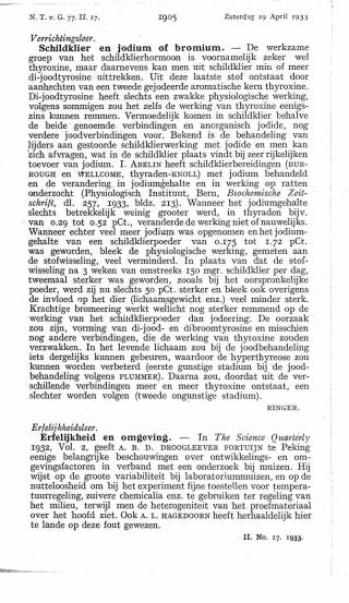 Eerste pagina van het artikel zoals het is gepubliceerd in het tijdschrift